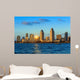 Skyline of San Diego, California from Coronado Bay Wall Mural