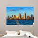 Skyline of San Diego, California from Coronado Bay Wall Mural