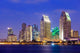 Skyline of San Diego, California from Coronado Bay Wall Mural