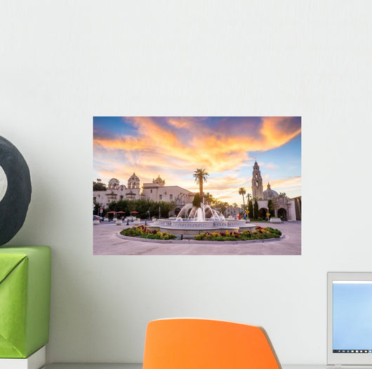 San Diego's Balboa Park Wall Decal