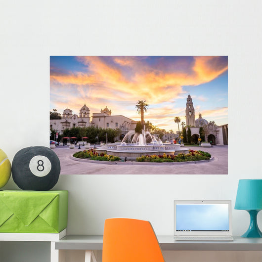 San Diego's Balboa Park Wall Decal