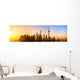 Pudong Panorama Sunrise Shanghai Wall Decal