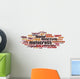 Motocross Word Cloud Wall Decal