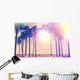 Vintage Ocean Palm Trees Wall Decal