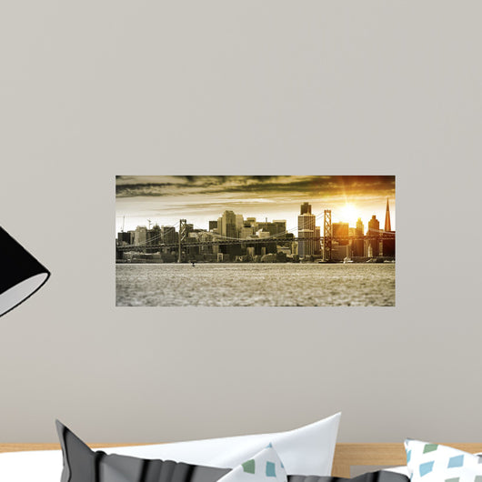 San Francisco Sunset Wall Decal