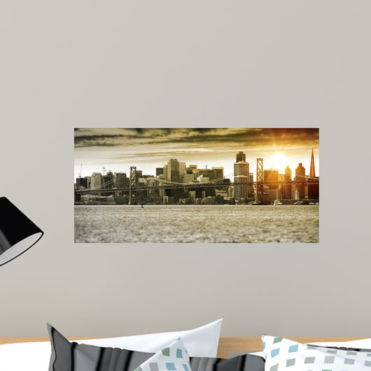 San Francisco Sunset Wall Decal