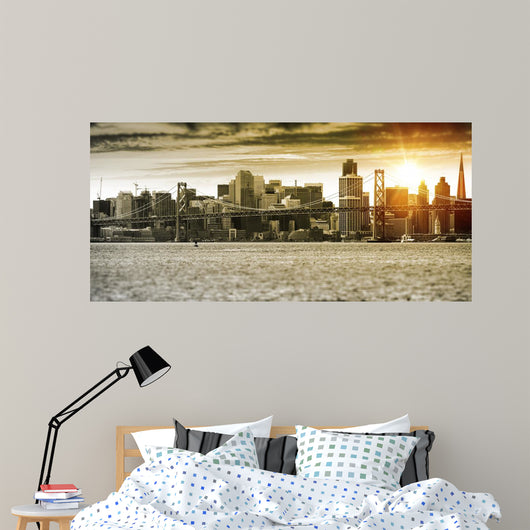 San Francisco Sunset Wall Decal