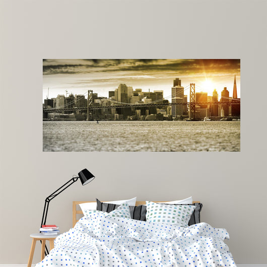 San Francisco Sunset Wall Decal