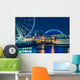 Seattle Waterfront Night Wall Decal