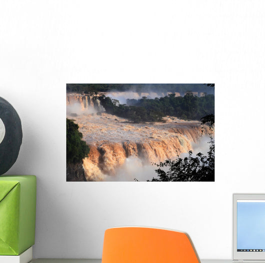 Flooding Iguassu Waterfalls Wall Decal