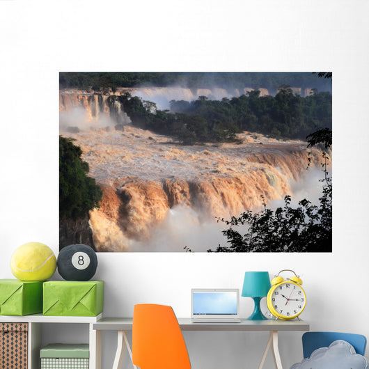 Flooding Iguassu Waterfalls Wall Decal