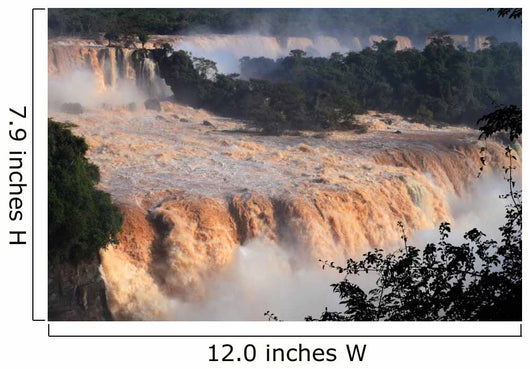 Flooding Iguassu Waterfalls Wall Decal