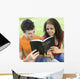 Two Teens Share Bible Wall Decal