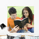 Two Teens Share Bible Wall Decal