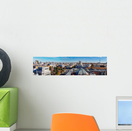 Tejados Madrid Wall Decal