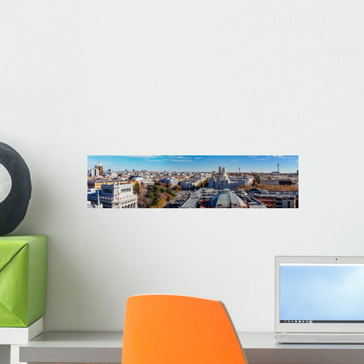 Tejados Madrid Wall Decal