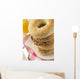 Stack Seeded Bagels with Wall Decal