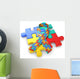 Puzzleteile Mit Autismusschleife Wall Decal