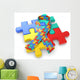 Puzzleteile Mit Autismusschleife Wall Decal