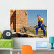 Builder with Barrow Wall Decal