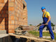 Builder with Barrow Wall Decal