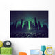 City and Ruins Wall Decal
