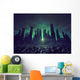 City and Ruins Wall Decal