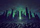 City and Ruins Wall Decal
