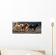 herd of horses Wall Mural