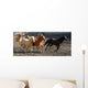 herd of horses Wall Mural
