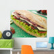 Deli Sub Sandwich Chopping Wall Decal