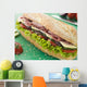 Deli Sub Sandwich Chopping Wall Decal