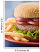 Beef Burger Sesame Seed Wall Decal