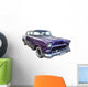 Vintage Purple Car Wall Decal