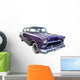 Vintage Purple Car Wall Decal