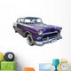 Vintage Purple Car Wall Decal