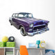 Vintage Purple Car Wall Decal