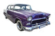 Vintage Purple Car Wall Decal