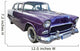 Vintage Purple Car Wall Decal