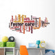 Foster Care Word Cloud Wall Decal