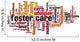 Foster Care Word Cloud Wall Decal