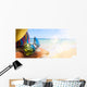 Straw Hat Bag and Wall Decal