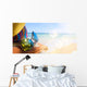 Straw Hat Bag and Wall Decal