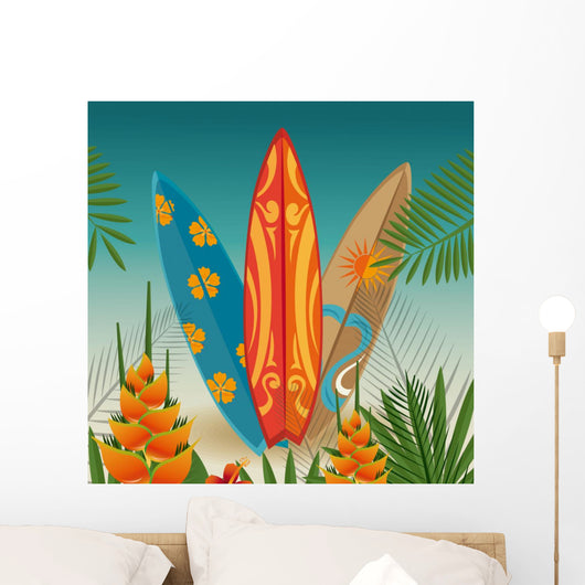 Summer Design Wall Decal