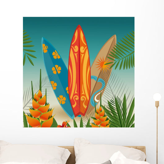 Summer Design Wall Decal