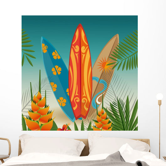 Summer Design Wall Decal