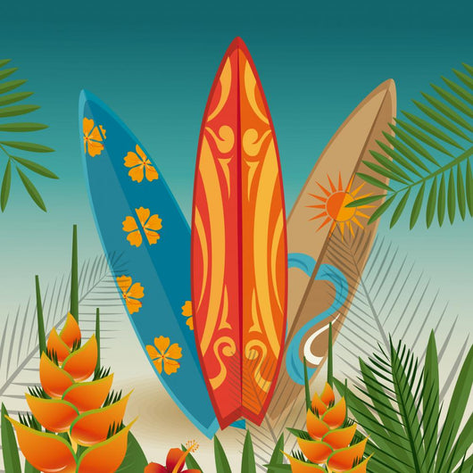 Summer Design Wall Decal