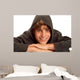 Happy Teen Boy Wearing Wall Decal
