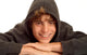 Happy Teen Boy Wearing Wall Decal