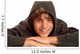 Happy Teen Boy Wearing Wall Decal